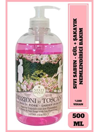 Nesti Dante Garden In Bloom Nemlendirici Gül & Şakayık Özlü Sıvı Sabun 500 Ml