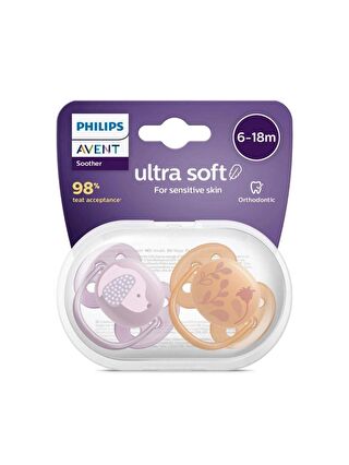 Philips Avent Ultra Yumuşak Emzik 6-18 ay 2li Kız