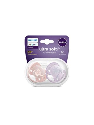 Philips Avent Ultra Yumuşak Emzik 0-6 ay 2li Kız