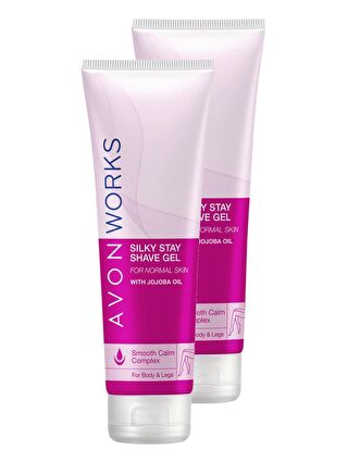 AVON Works Vücut ve Bacaklar için Tıraş Jeli 150 ml 2'li Set