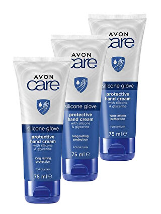 AVON Care Silikon ve Gliserin İçeren El Kremi 75 Ml. Üçlü Set