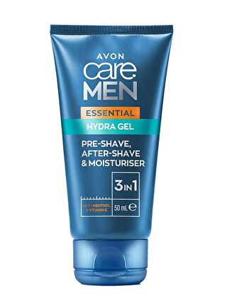 AVON Care Men Essential 3'ü 1 arada Tıraş Öncesi ve Sonrası Nemlendirici Jel 50 ml