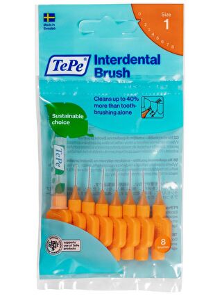 Tepe İnterdental Brush Arayüz Fırçası Turuncu 0.45 mm 8 li