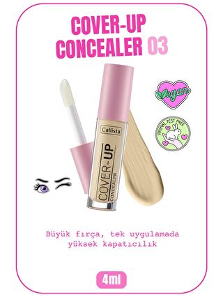 Callista Cover Up Concealer Göz Altı Kapatıcısı 03 Orta