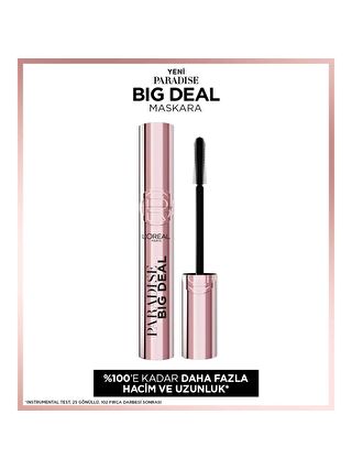 L'Oreal Paris Paradise Big Deal Maskara - Siyah