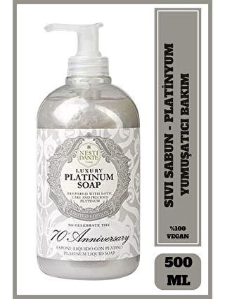 Nesti Dante Sıvı Sabun Luxury Platinum Yumuşatıcı Vegan Bakım 500 ml