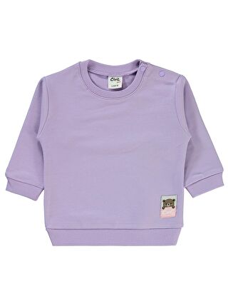 Civil Baby Kız Bebek Sweatshirt 6-18 Ay Lila