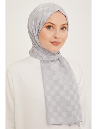 ARMİNE Polyester Şal Gri