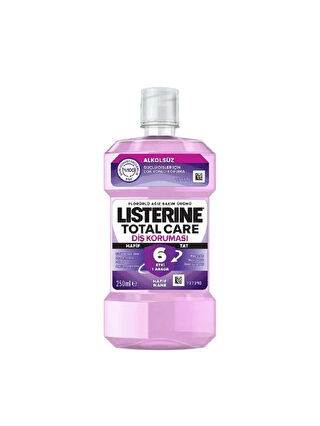 Listerine Total Care Diş Koruması Alkolsüz 250ml Hafif Nane