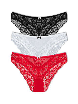 Beyaz-Lacivert-Siyah