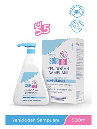 SEBAMED Baby Yenidoğan Bebek Şampuanı 500 Ml