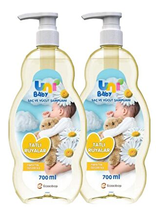 Uni Baby Tatlı Rüyalar Şampuanı 700 ml x 2 Adet