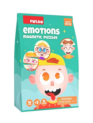 Puedo Manyetik Puzzle - Emotions (Duygular)