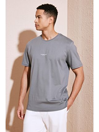 Buratti Haki % 100 Pamuk Bisiklet Yaka Regular Fit T Shirt 5902757