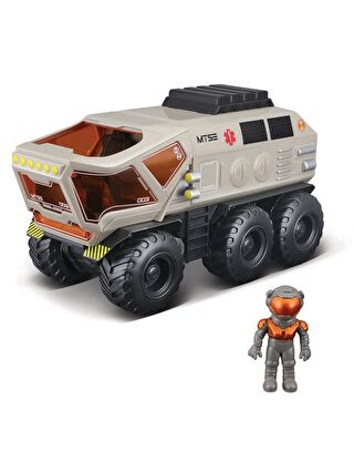 Maisto Space Explorers 6x6 Rover Sürtmeli Uzay Aracı ve Figür - Bej