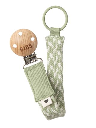 BİBS Paci Braid Emzik Askısı-Sage/Ivory