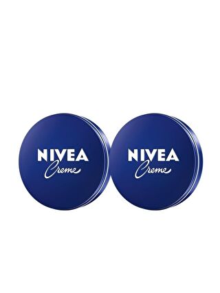 NIVEA Creme 75 ml, Bakım Yapan Koruma, Tüm Ciltler Için Ne mlendirici Krem, El & Yüz & Vücut x2 Adet