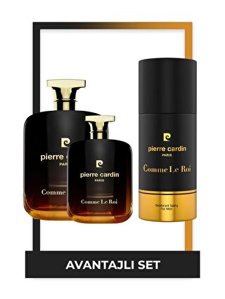 Pierre Cardin Siyah Comme Le Roi Edp Erkek Parfüm ve Deodorant Seti STCC021270