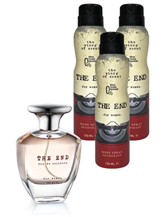 The End EDT Kadın Parfüm 100 ml ve Deodorant 150 ml 3 Adet