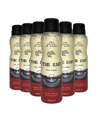 The End Kadın Deodorant 150 ml 6 Adet