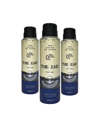 The End Erkek Deodorant 150 ml 3 Adet