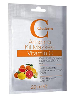 Claderm Kil Maskesi 20 ml Sachet – C Vitamin