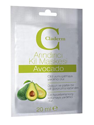 Claderm Kil Maskesi 20 ml Sachet – Avocado