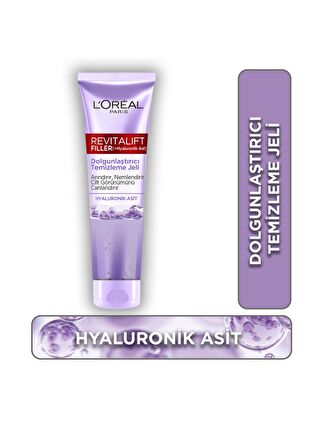 L'Oreal Paris Revitalift Filler Dolgunlaştırıcı Temizleme Jeli - Hyaluronik Asit (150 ml)