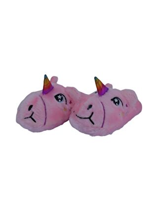 Chirpy Pembe BANY - Unicorn Figürlü Kadın Ev Terliği