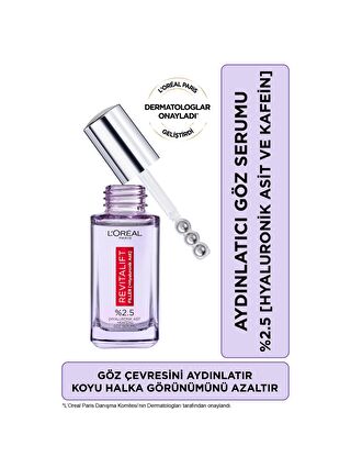 L'Oreal Paris Revitalift Filler Aydınlatıcı Göz Serumu (20 ml)