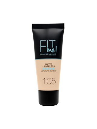 Maybelline New York Fit Me Matte+Poreless Fondöten - 105 Natural Ivory