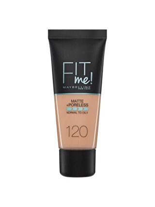 Maybelline New York Fit Me Matte+Poreless Fondöten - 120 Classic Ivory