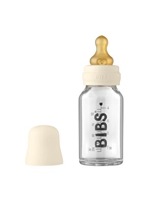 BİBS Baby Bottle Complete Set Cam Biberon 110 Ml -Ivory