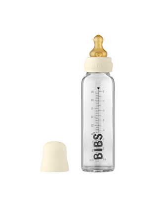 BİBS Baby Bottle Complete Set Cam Biberon 225 ML-Ivory