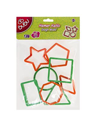 Bubu Hamur Kalıbı Geometrik Şekiller 8 Parça -HK0001