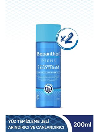 Bepanthol Derma Arındırıcı&Canlandırıcı Yüz Temizleme Jeli 200 ml 2'li Paket