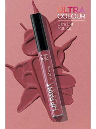 AVON Ultra Colour Ultra Likit Mat Ruj 7 Ml. Velvet Hibiscus