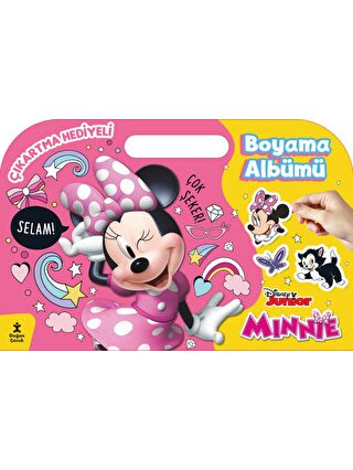 Doğan Çocuk Minnie Çıkartma Hediyeli Boyama Albümü -