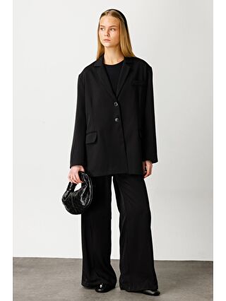 HOOOPSTORE Frank Oversize Blazer - Siyah