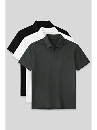 Siyah-Beyaz-Açık Yeşil