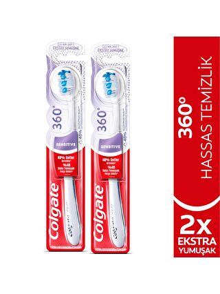 Colgate 360 Hassasiyete Pro Çözüm Hassas Temizlik Ekstra Yumuşak Diş Fırçası x 2 Adet