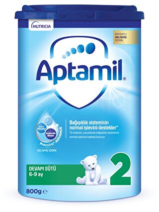 Aptamil 2 Devam Sütü 800 g 6-9 Ay Akıllı Kutu