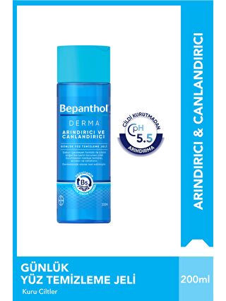 Bepanthol Derma Arındırıcı & Canlandırıcı Günlük Yüz Temizleme Jeli 200 ML