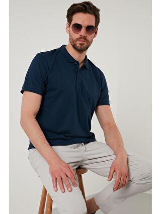 Buratti İndigo Regular Fit Pamuklu Düğmeli Polo T Shirt 5902326