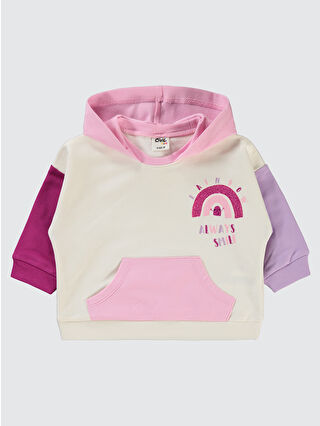 Civil Kız Bebek Sweatshirt 6-18 Ay Pembe