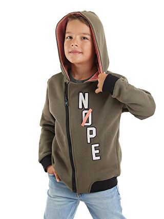 MSHB&G Haki Nope Erkek Çocuk Sweatshirt