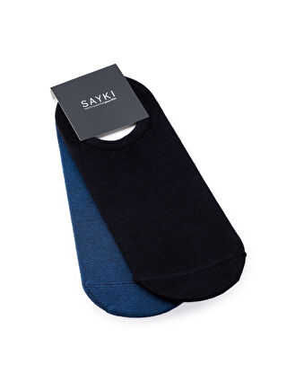 Lacivert-Fuşya-Açık Mavi