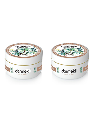 DERMOKIL El ve Yüz Kremi Zeytinyağı 300 ml 2'li Set