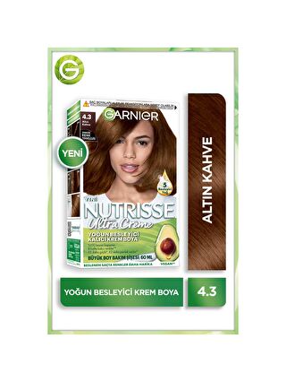 Garnier Ultra Creme 4.3 Altın Kahve