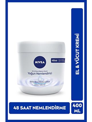 NIVEA Derinlemesine Ne mlendirici Serum Içeren El & Vücut Bakım Kremi 400 ml, Normal/Kuru Ciltler